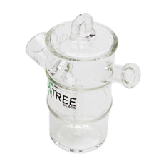 Doobie Bubbler Tree Glass Oil Barrel - Tree Glass