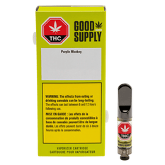 Extracts Inhaled - MB - Good Supply Purple Monkey THC 510 Vape Cartridge - Format: - Good Supply