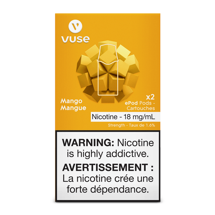 Vaping Supplies - Vuse ePOD - Mango - Vuse