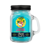 Candle Beamer Double Shot Smoke Killer Collection Caribbean Island Party Small Glass Mason Jar 4oz - Beamer