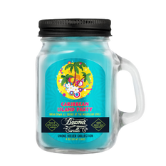 Candle Beamer Double Shot Smoke Killer Collection Caribbean Island Party Small Glass Mason Jar 4oz - Beamer