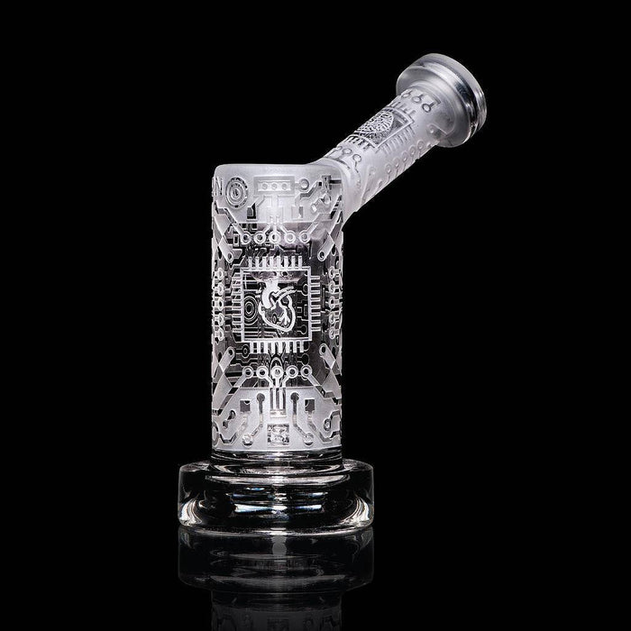 Glass Bong - Milkyway 7" Circuitboard Rig/Bubbler - Milkyway