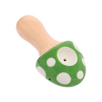 Ceramic Pipe Wacky Bowlz Mushroom 3.5" - Wacky Bowlz