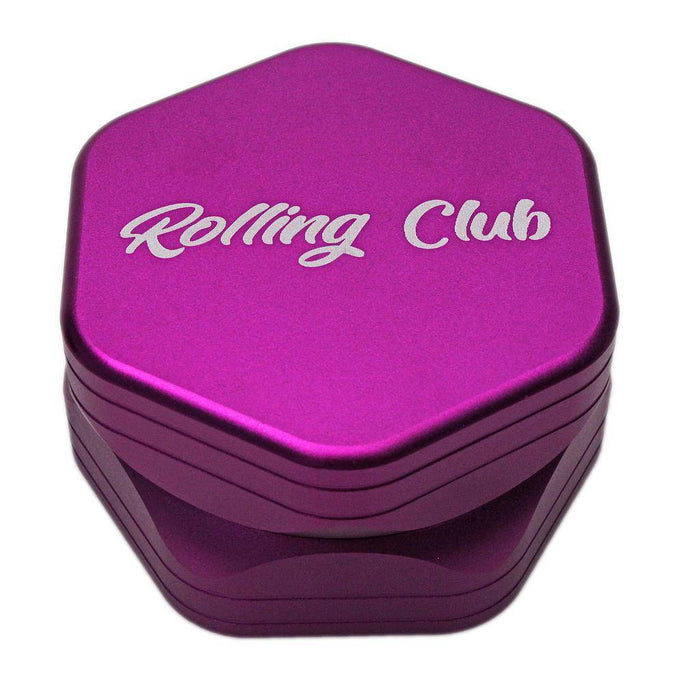 Rolling Club 2.5" 2 Piece Hex Grinder - Rolling Club