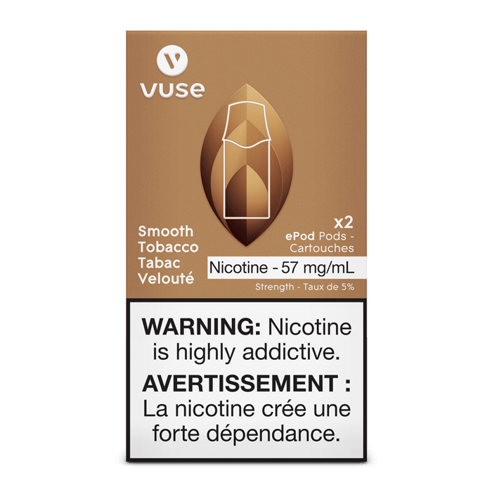 Vaping Supplies - Vuse ePOD - Smooth Tobacco - Vuse