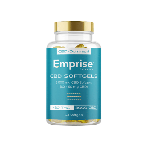 Extracts Ingested - MB - Emprise Canada 50mg CBD Gelcaps - Format: - Emprise Canada