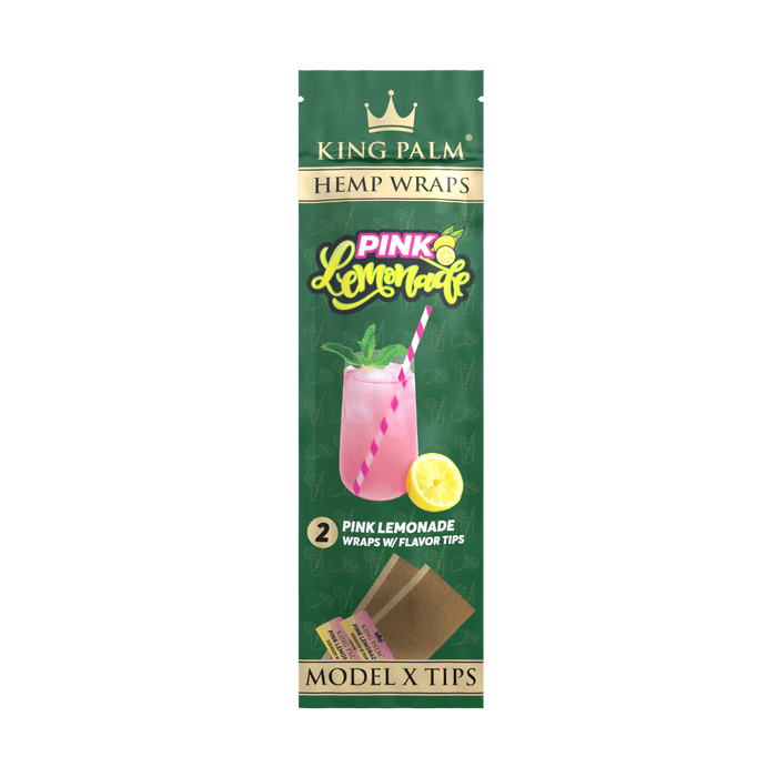 RTL - Hemp Wraps King Palm Pink Lemonade 2 Per Pack - King Palm