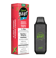 *EXCISED* RTL - Flavour Beast Flow Disposable Vape Rechargeable Gnarly Green D (Green Dew) - Flavour Beast