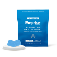 Edibles Solids - SK - Emprise Rapid BlueRaz THC Gummies - Format: