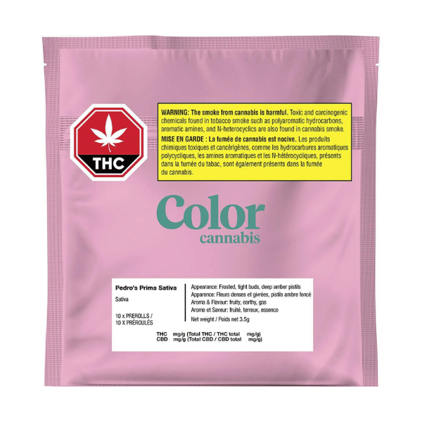 Dried Cannabis - MB - Color Cannabis Pedros Prima Sativa Pre-Roll - Format: