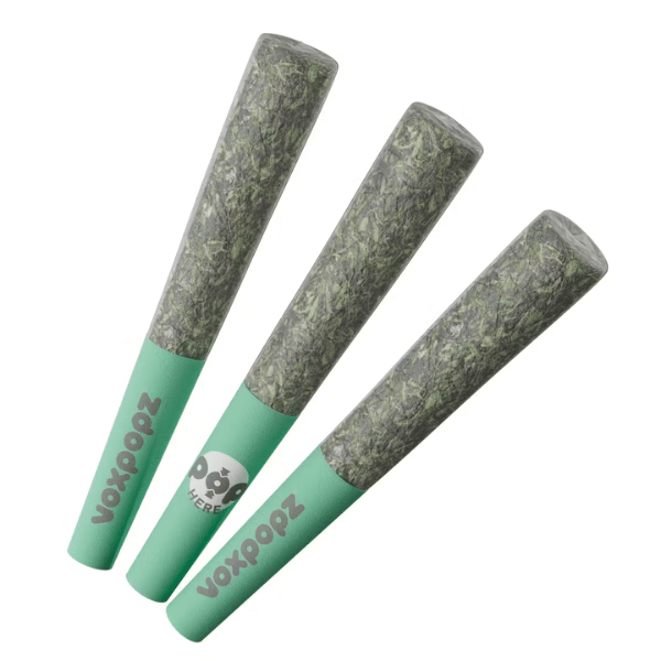 Extracts Inhaled - SK - Vox Popz Frosted Kush Mintz Infused Crushable Pre-Roll - Format: - Vox Popz