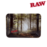 Rolling Tray Raw Smokey Trees Mini 7.2" x 5" x 0.88" - Raw