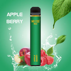 *EXCISED* RTL - Mr Fog Max 1000 Disposable Vape Apple Berry - Mr Fog