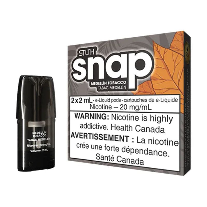 *EXCISED* RTL - STLTH Snap Pods Medellin Tobacco 2ml Pack of 2 Pods - STLTH