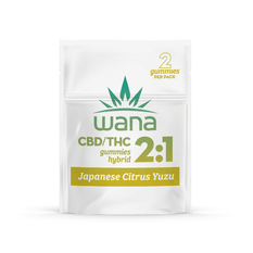 Edibles Solids - SK - Wana Classic Japanese Citrus Yuzu Hybrid 1-2 THC-CBD Gummies - Format: - Wana