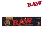 RTL - Raw Black King Size Slim Rolling Papers - Raw