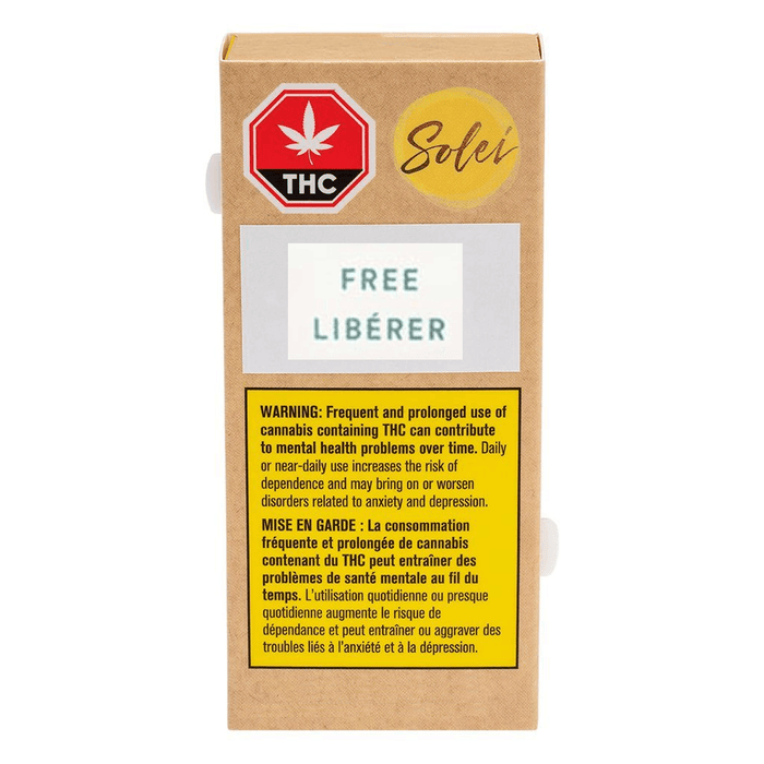 Extracts Inhaled - MB - Solei Free CBD 510 Vape Cartridge - Format: - Solei