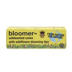 RTL - Pre Rolled Cones Bloomer Unbleached Queen Size with Wildflower Filter Tip 3 Per Pack - Bloomer