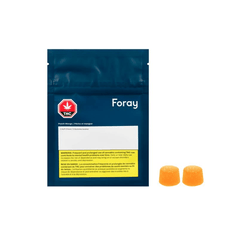 Edibles Solids - MB - Foray Gummies 1-1 THC-CBD Peach Mango - Format: - Foray