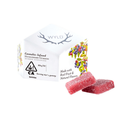 Edibles Solids - MB - WYLD Real Fruit Huckleberry THC Gummies - Format: - WYLD