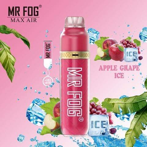 RTL - Mr Fog Max Air Disposable Vape Apple Grape Ice 2500 Puffs - Mr Fog