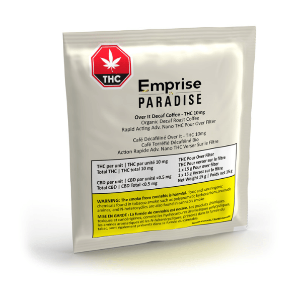 Edibles Solids - SK - Emprise in Paradise Over It Decaf Coffee THC Beverage Mix - Format: - Emprise in Paradise
