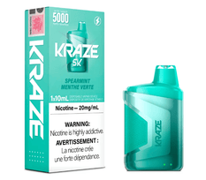 *EXCISED* RTL - Kraze 5000 Disposable Vape 5000 Puff Spearmint - Kraze