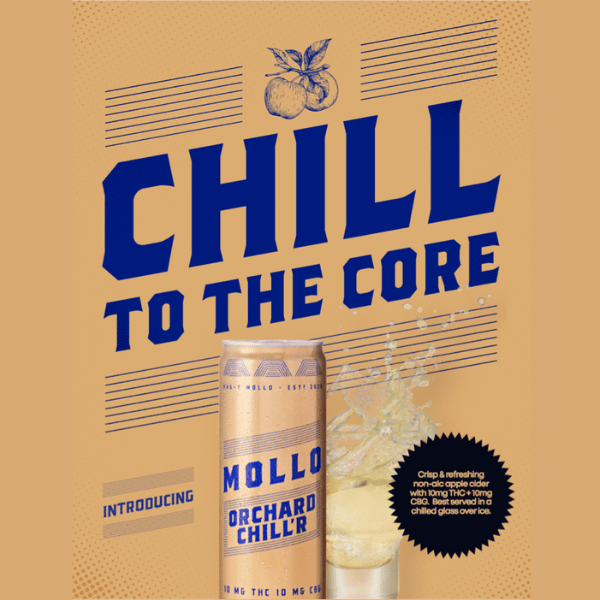 Edibles Non-Solids - SK - Mollo Orchard Chill'r THC-CBG Beverage - Format: - Mollo