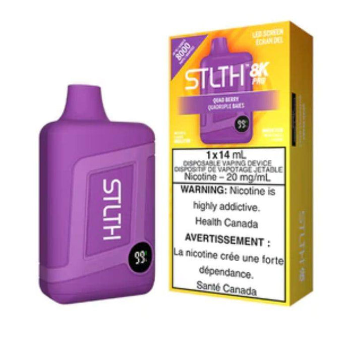 *EXCISED* RTL - STLTH 8K Pro Disposable Vape 8000 Puff Quad Berry Ice - STLTH