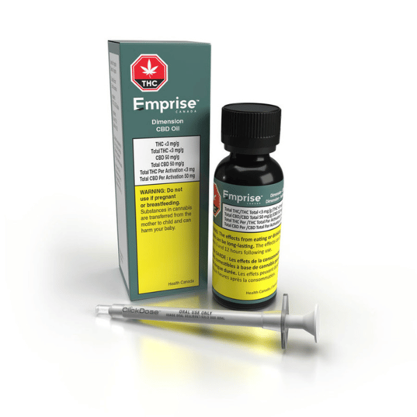 Extracts Ingested - MB - Emprise Canada Dimesion CBD Oil - Format: - Emprise Canada