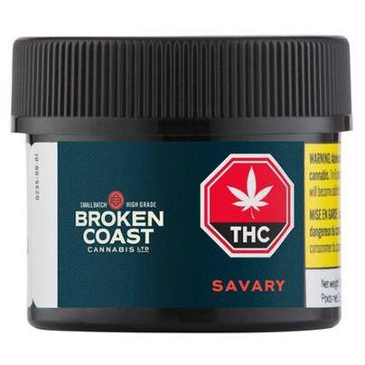 Dried Cannabis - AB - Broken Coast Savary Flower - Grams: - Broken Coast