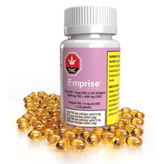Extracts Ingested - SK - Emprise Canada 5-5 THC-CBD Oil Gelcaps - Format: - Emprise Canada