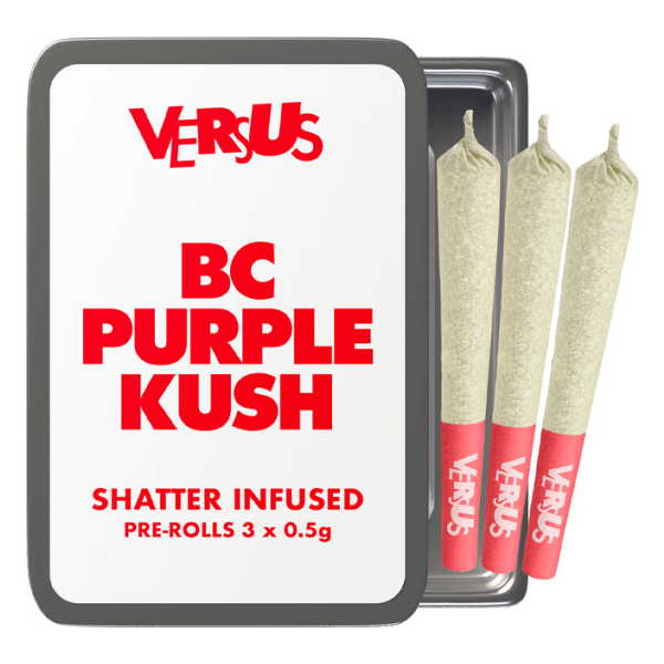 Extracts Inhaled - MB - Versus Purple Kush Shatter Infused Pre-Roll - Format: