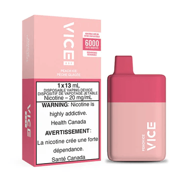 RTL - Disposable Vape Vice Box Peach Ice - Vice