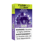 Vaping Supplies - Vuse GO 8000 Disposable Grape Ice - Vuse