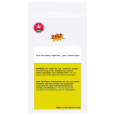 Extracts Inhaled - SK - Zest Cannabis Blue Sour Berry Liquid Diamond THC Disposable Vape Pen - Format: - Zest Cannabis