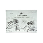 Rolling Tray King Palm Small Shatter Resistant Glass - King Palm