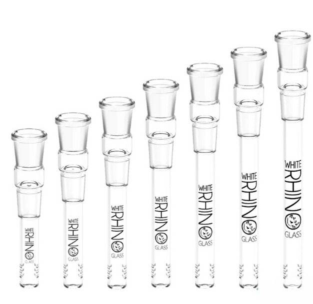 RTL - Glass Downstem White Rhino 19/19mm - White Rhino