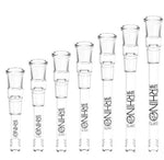 RTL - Glass Downstem White Rhino 19/19mm - White Rhino