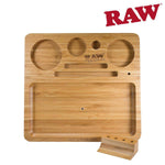 Rolling Tray Raw Natural Bamboo - Raw
