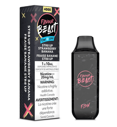 *EXCISED* RTL - Flavour Beast Flow Disposable Vape Rechargeable STR8 Up Strawberry Banana Iced - Flavour Beast