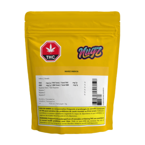 Dried Cannabis - SK - Nugz Indica Flower - Format: