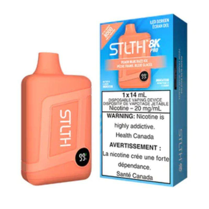 *EXCISED* RTL - STLTH 8K Pro Disposable Vape 8000 Puff Peach Blue Razz Ice - STLTH