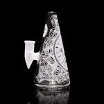 Glass Bong - Milkyway 6" Hypnotic Pyramid Rig/Bubbler - Milkyway
