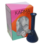 Glass Dab Rig Karma 7" Blue Lightning Beaker Rig - Karma