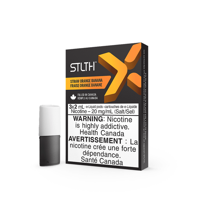STLTH X Pod 3-Pack - Straw Orange Banana - STLTH