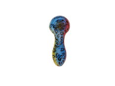 Glass Pipe Borosci Scribbler Design 4.3" - BoroSci