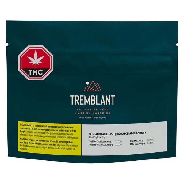 Extracts Inhaled - SK - Tremblant Afghan Black Hash - Format: - Tremblant