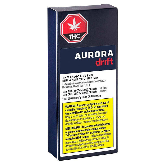 Extracts Inhaled - AB - Aurora Drift Indica Blend 510 Vape Cartridge - Format: