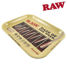 Rolling Tray Raw Daze of the Week Large 13.6" x 11" x 1.2" - Raw